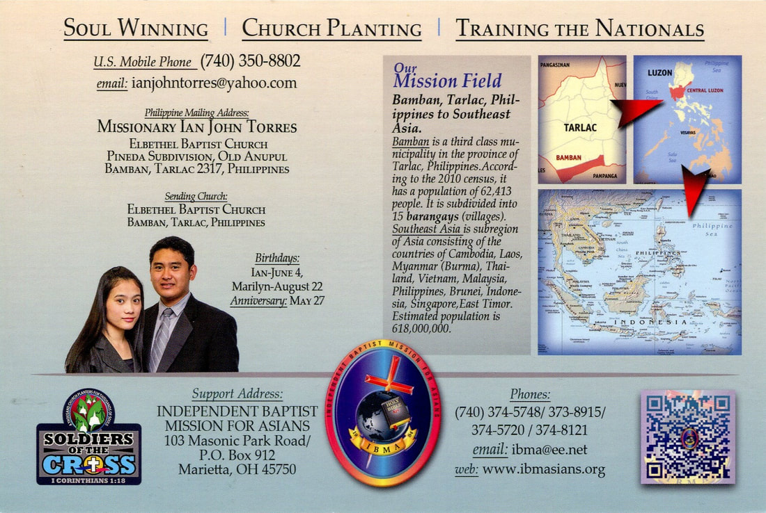 DeGraff Baptist Missions to Phillipines